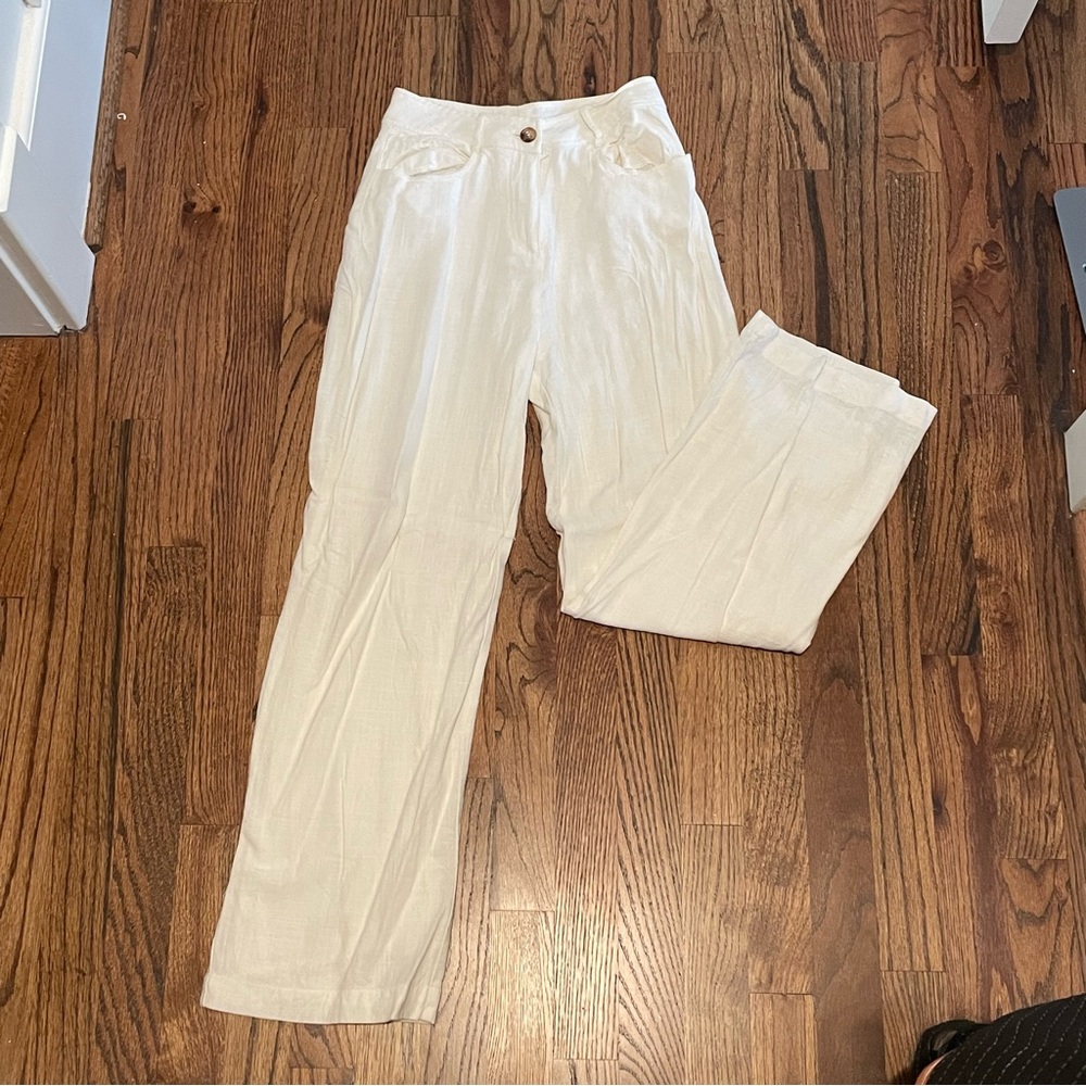 Lulu's White Pantsuit